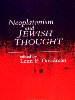 cover image of Neoplatonism and Jewish Thought